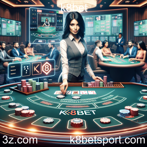 Experimente a Emoção do Cassino Live no K8bet